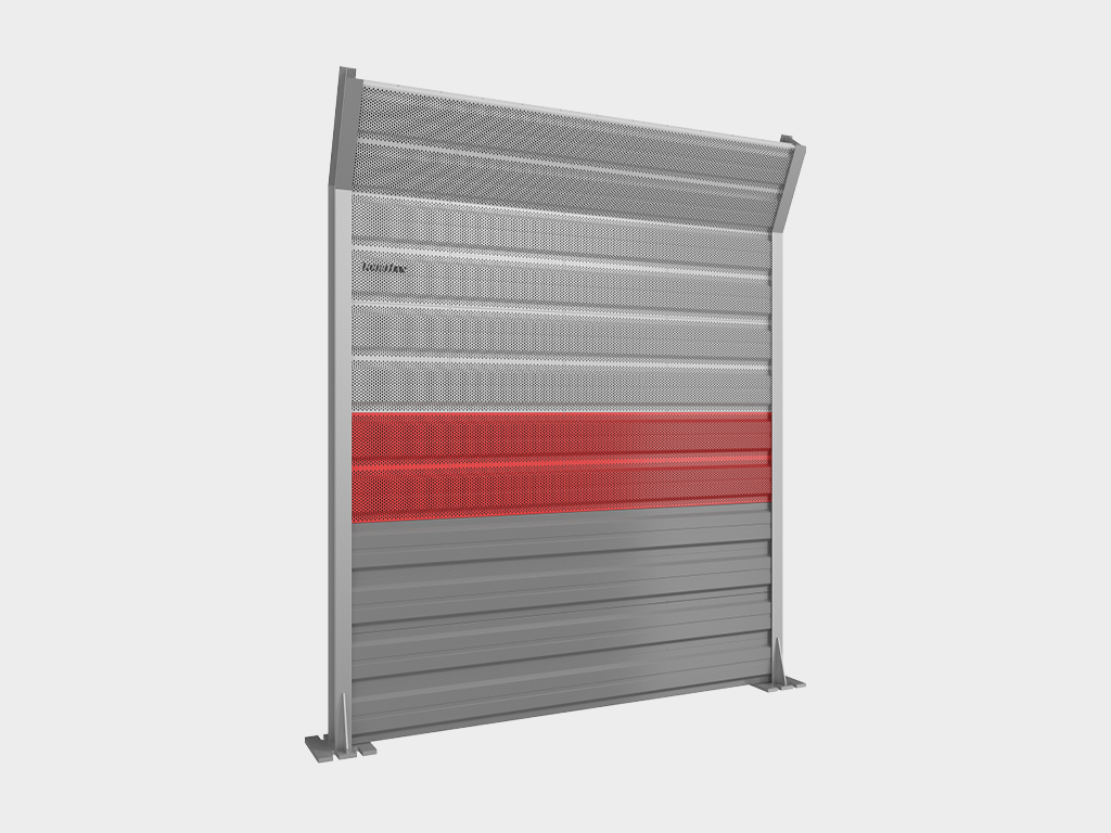 G-shaklidagi akustik ekran